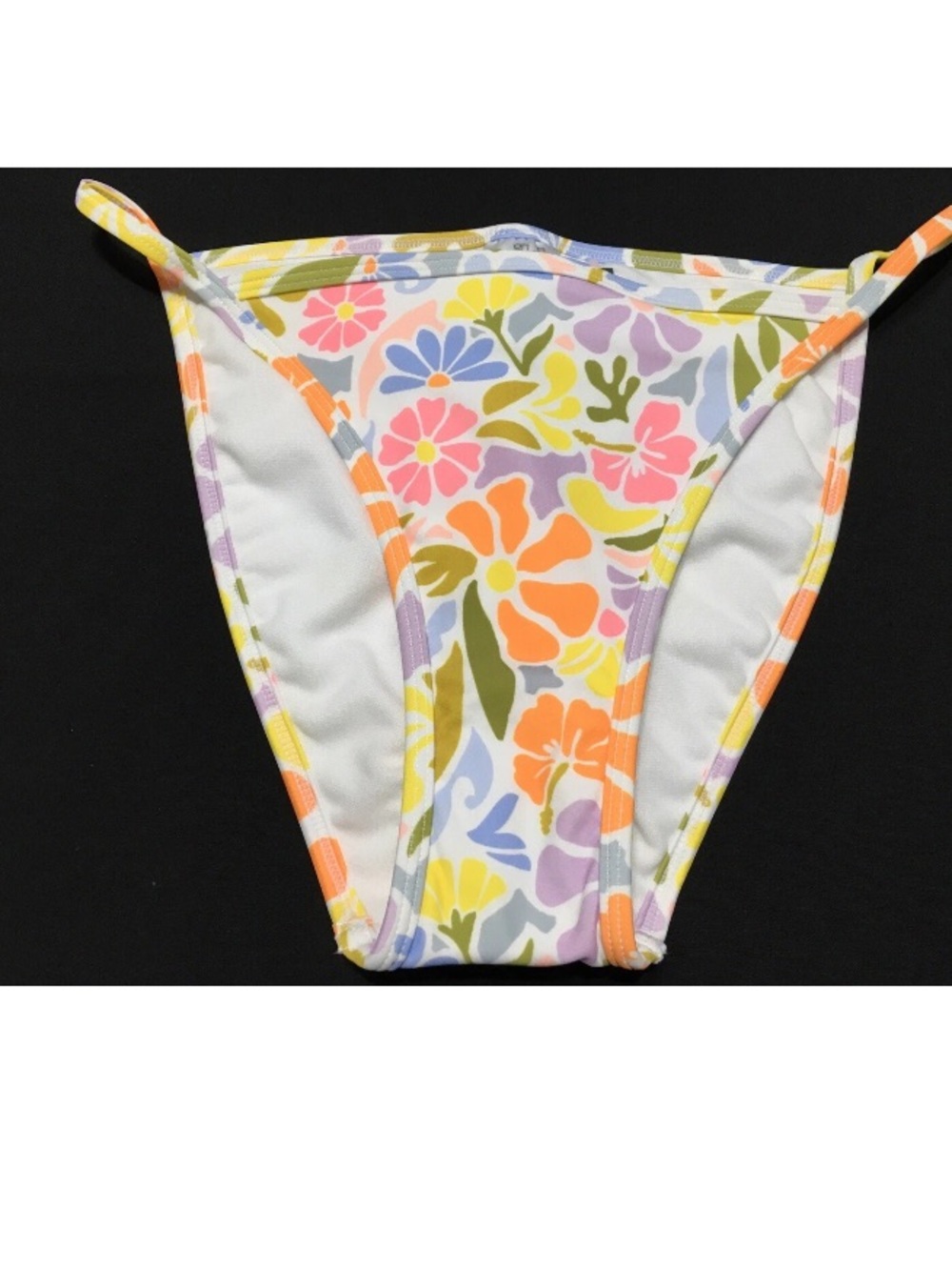 Wild Fable Floral M Low Rise High Leg Cheeky Bikini Swim Bottom